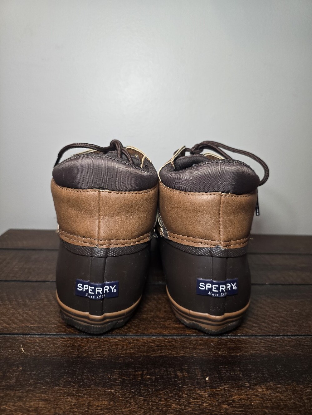 Sperry Youth Bowline Storm Tan Brown Rain Boots STK265259 Size 7 Boys - Picture 5 of 9